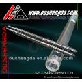 Bimetallisk parallell dubbelskruvcylinder/cylinder